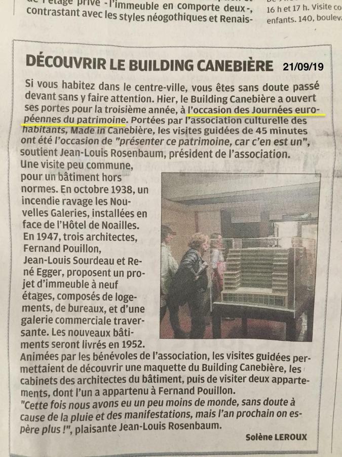 The Building Canebiere Marseille Eksteriør billede